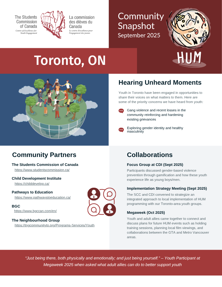 What is happening in Toronto?